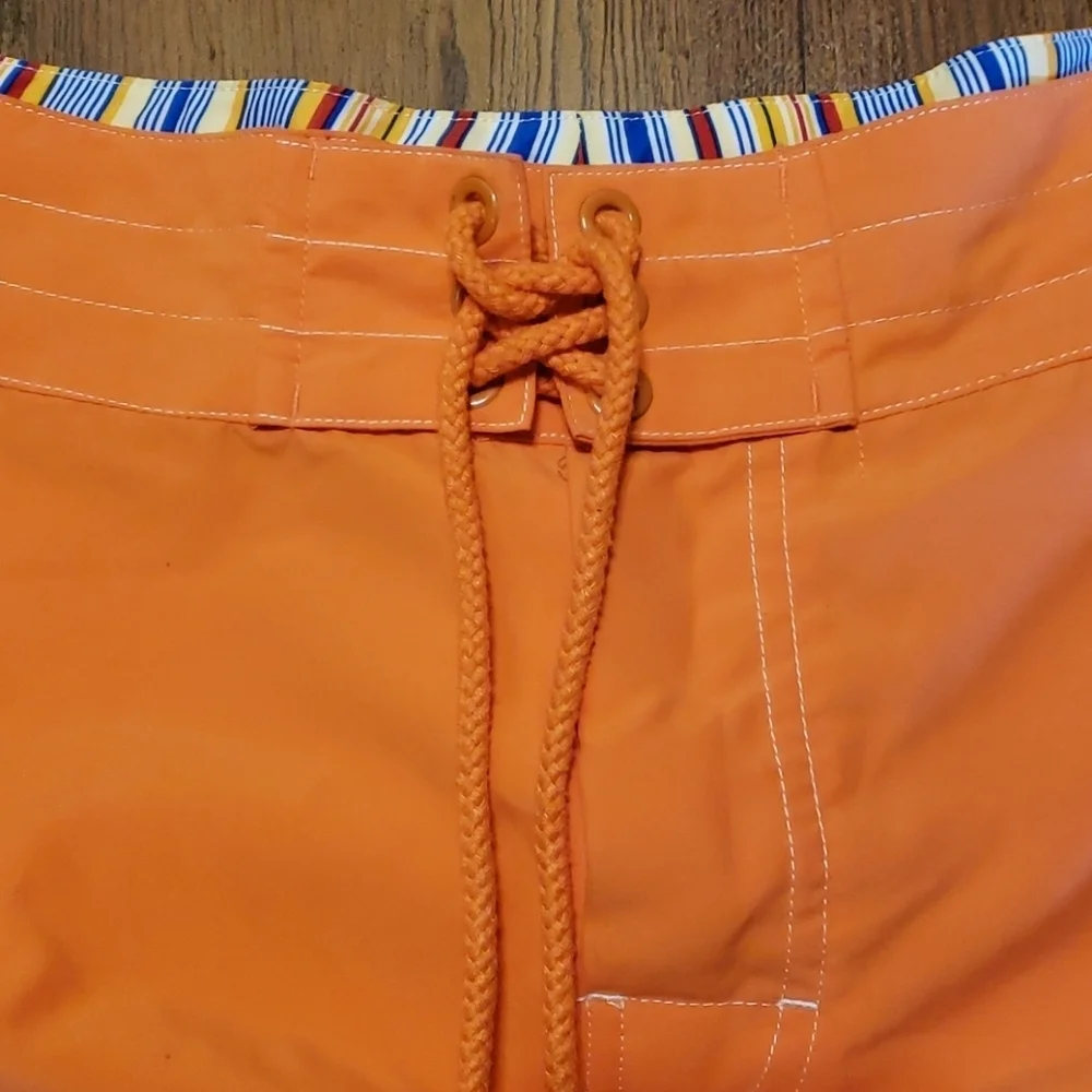 J.crew orange board shorts with side pockets